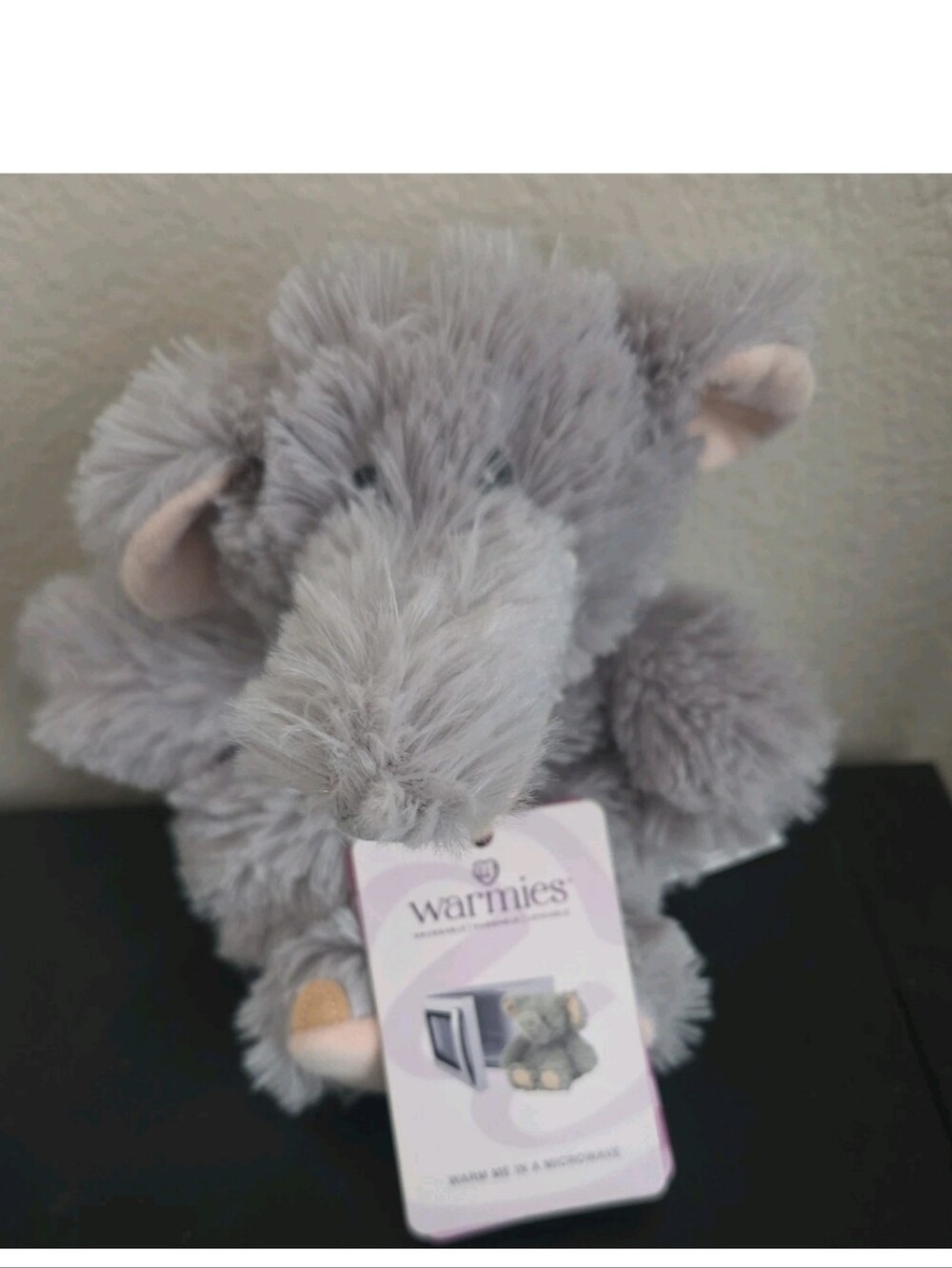NWT Warmies Elephant Plush Lavender Scented Lovey Sensory Soothe
